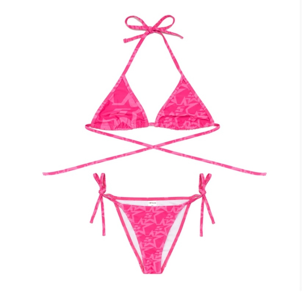 Spiderworldwide PINK FIVE STAR BIKINI SMALL